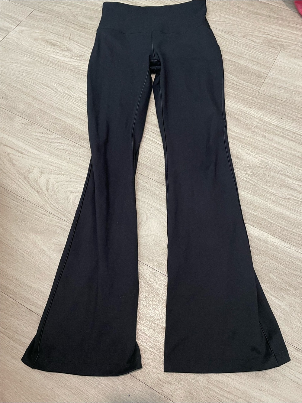Marika Black Boot-Cut Flare Yoga Pants